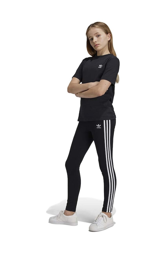adidas Originals spodnie LEGGINGS wzorzyste czarny IY7475
