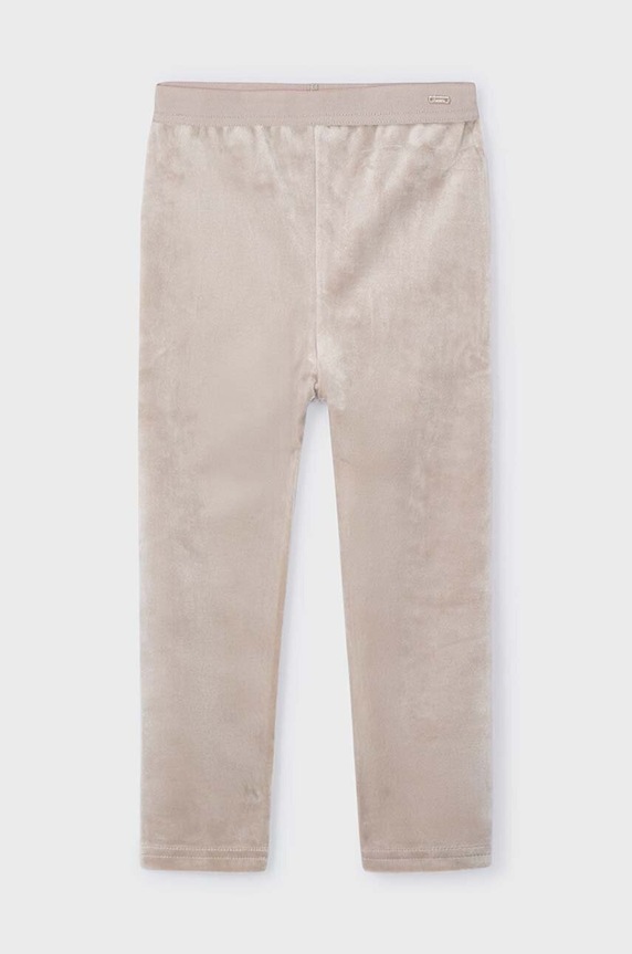 Mayoral legginsy dziecięce z elastanem beżowy 712.6H.Mini.9BYH