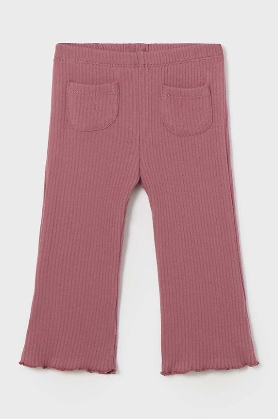 Mayoral legginsy dziecięce z elastanem różowy 2704.4J.Baby.9BYH