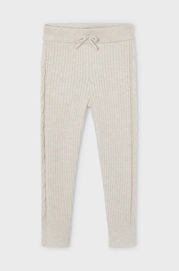 Mayoral legginsy dziecięce 10812.6E.Mini.9BYH beżowy AW24