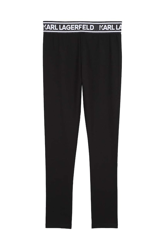Karl Lagerfeld legginsy dziecięce Z30202.126.150 czarny AW24