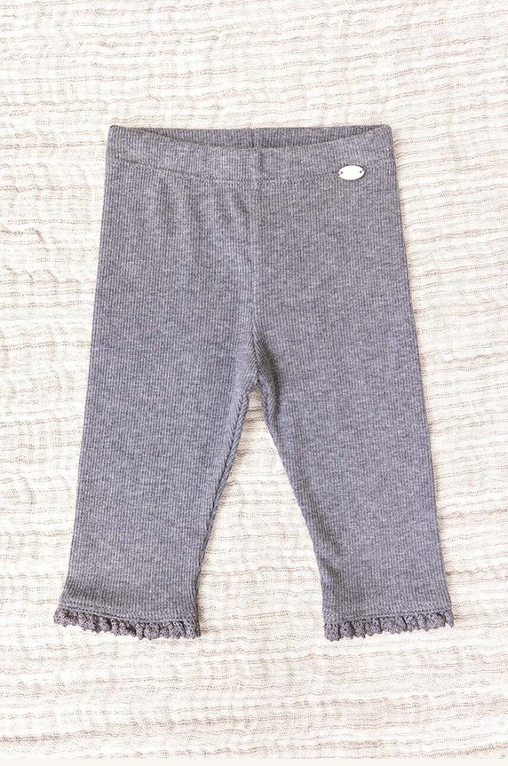 Tartine et Chocolat leggins di cotone bambino/a maglia grigio TZ24001.80.94