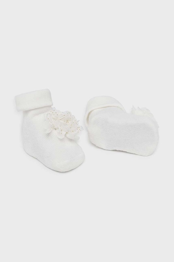 Κάλτσες μωρού Mayoral Newborn μπεζ 9763.2L.Newborn.9BYH