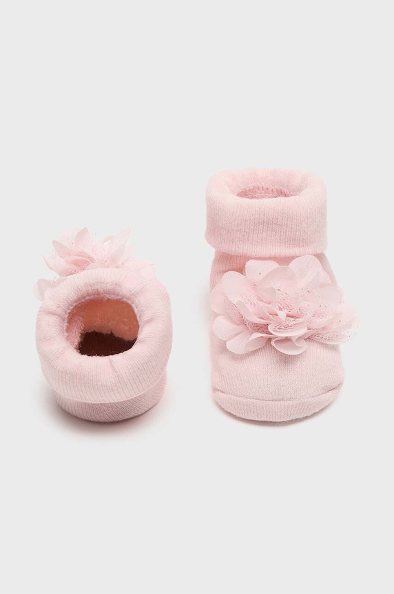 Mayoral Newborn skarpetki niemowlęce 9763.2L.Newborn.9BYH różowy AW24