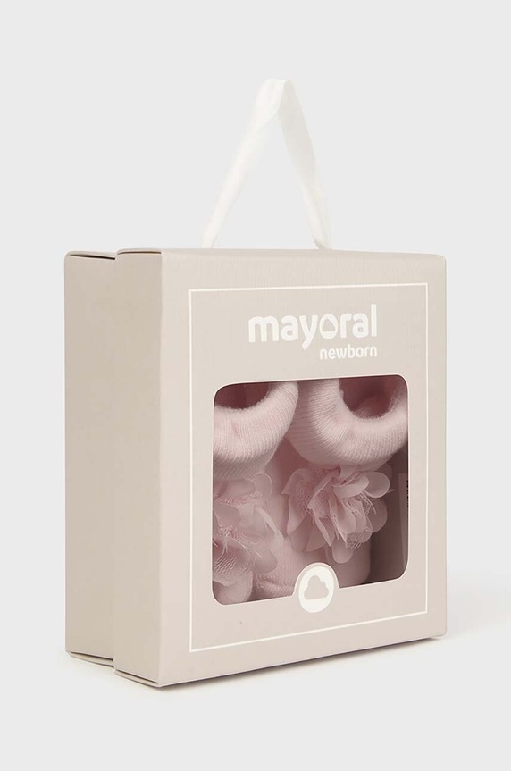 Mayoral Newborn skarpetki niemowlęce 9763.2L.Newborn.9BYH różowy