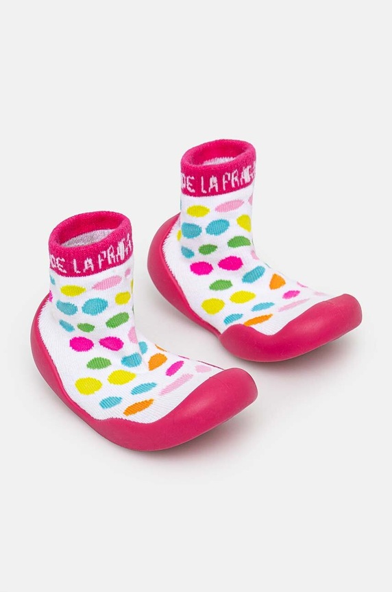 Dětské protiskluzové ponožky Agatha Ruiz de la Prada dlouhé ponožky bílá 241912.