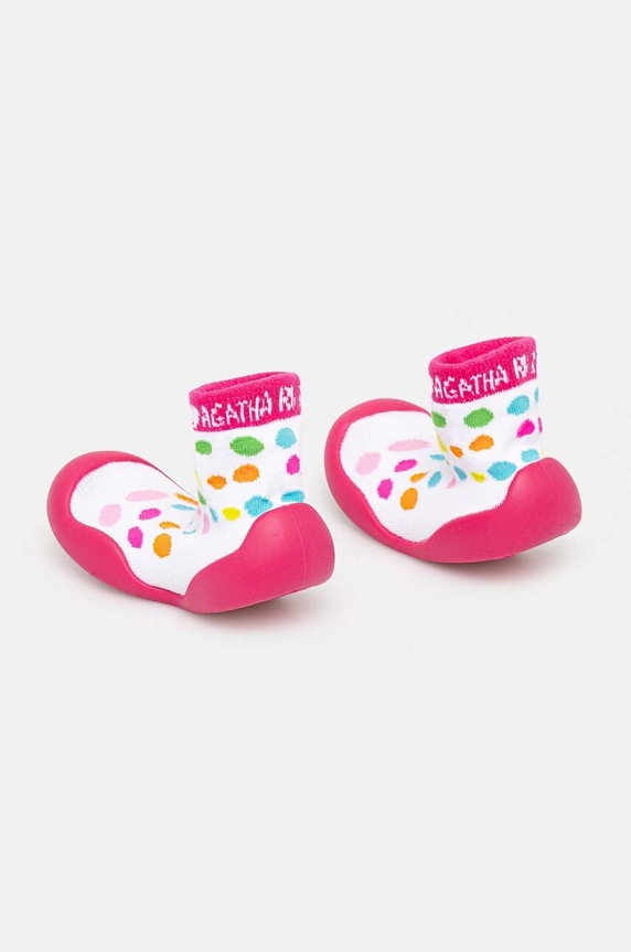 Dětské protiskluzové ponožky Agatha Ruiz de la Prada 241912. bílá AW24
