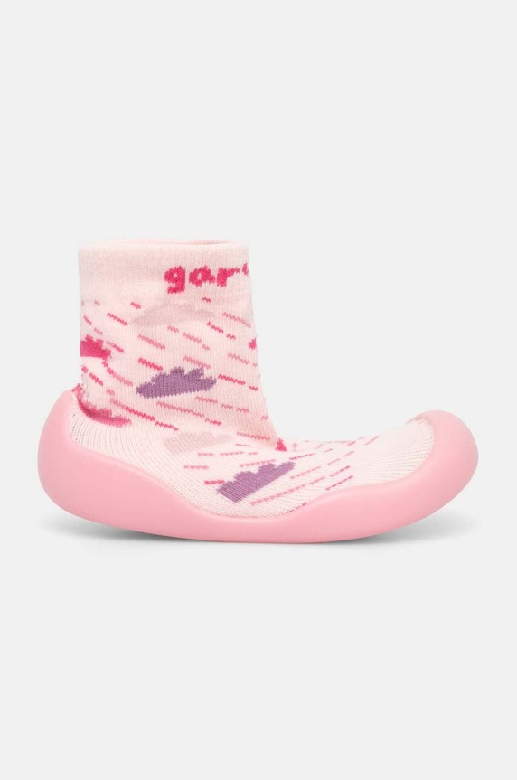 Garvalin skarpetki antypoślizowe dziecięce skarpetki długie różowy 241310.G