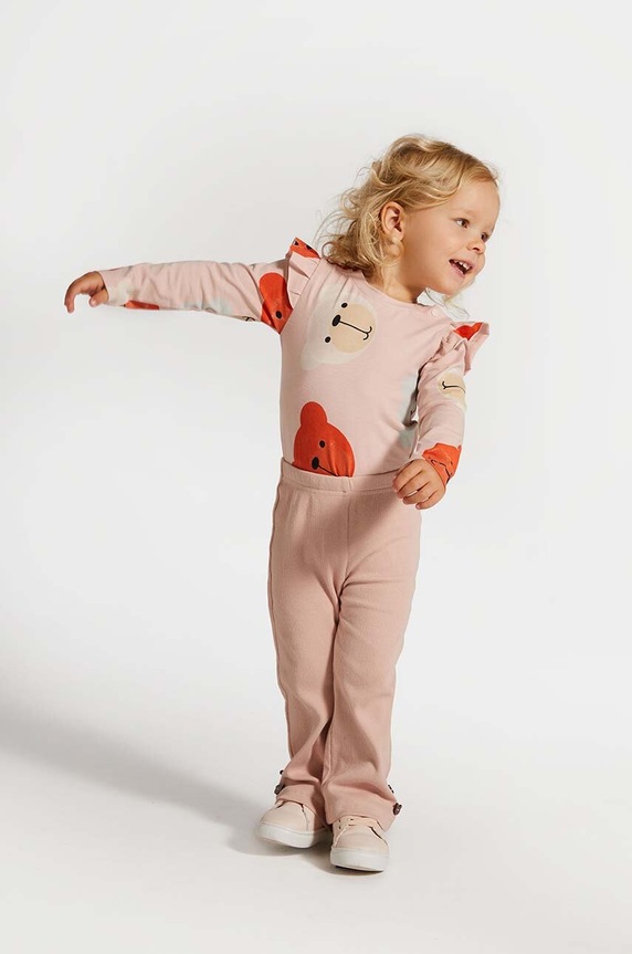 Coccodrillo leggins copii tricotaj roz ZC4122103CGN