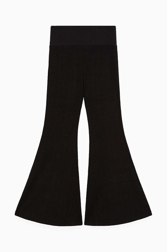 Patrizia Pepe legginsy dziecięce K230 z elastanem czarny 7P0361