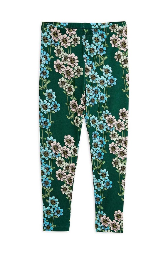 Dětské legíny Mini Rodini Daisys pletenina hnědá 2473011775