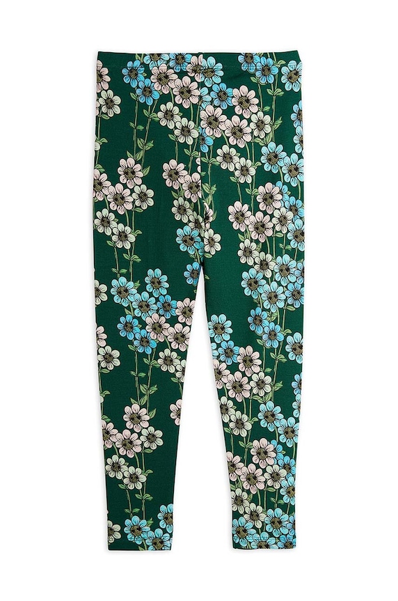 Dětské legíny Mini Rodini Daisys 2473011775 hnědá AW24