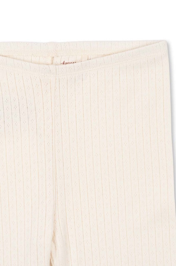 Момче Детски памучен клин Konges Sløjd MINNIE PANTS GOTS KS101612 бял