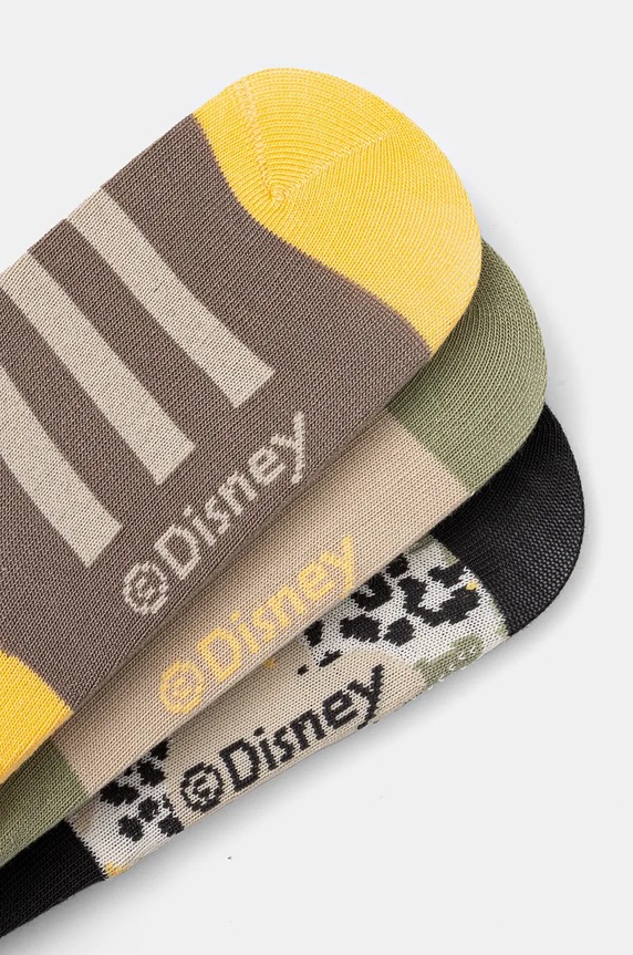 Παιδικές κάλτσες adidas Performance LK LIONING x Disney 3-pack IW1126 πράσινο AW24