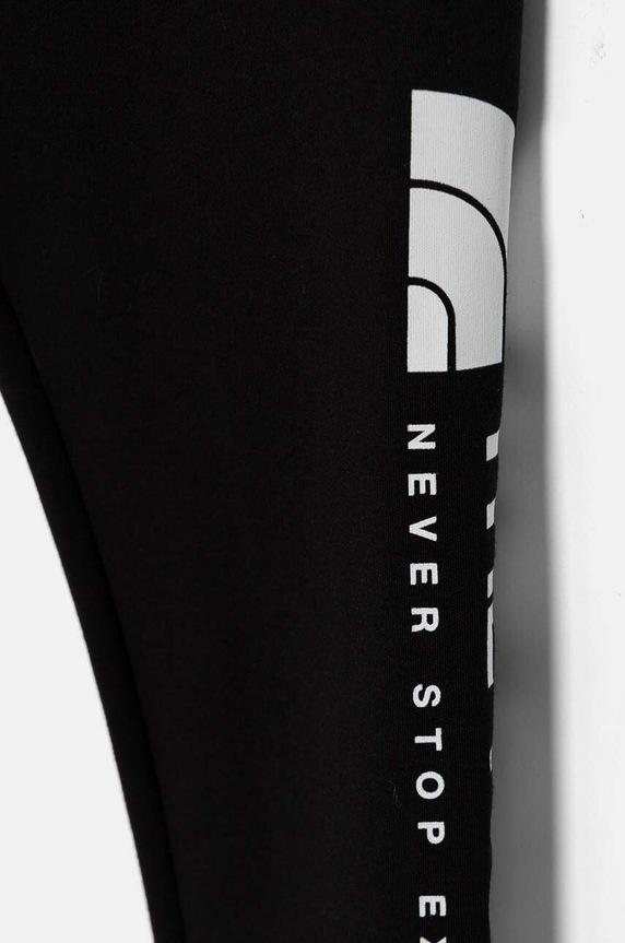 Chłopiec The North Face legginsy dziecięce VERTICAL GRAPHIC LEGGINGS NF0A89HVJK31 czarny