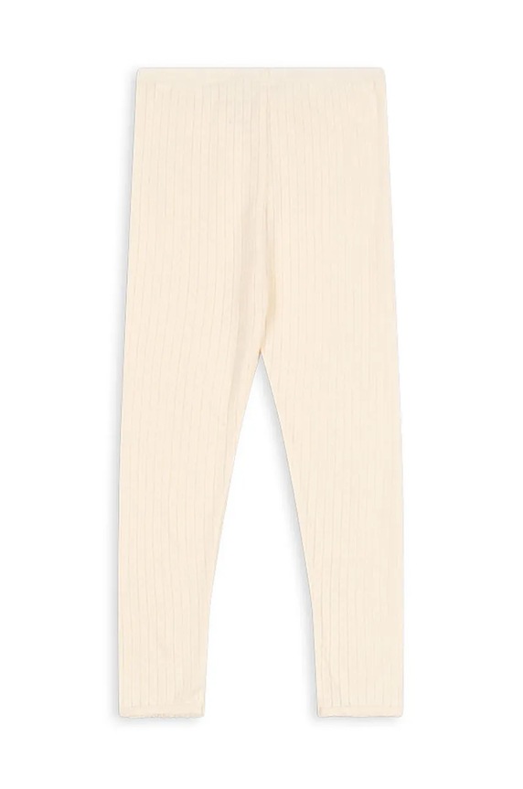 Детские хлопковые леггинсы Konges Sløjd MINNIE PANTS GOTS KS102058 бежевый AW24