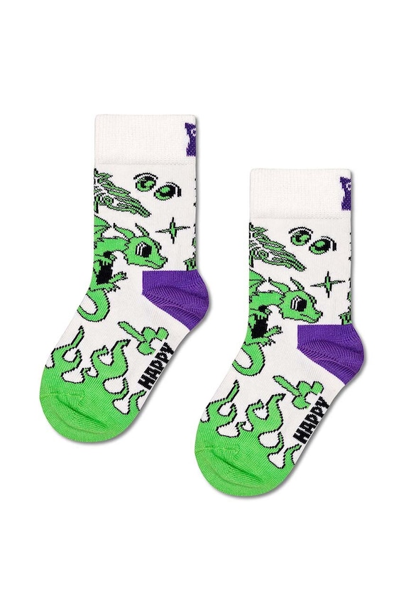 Dječje čarape Happy Socks Kids 2-Pack Dragon Socks 2-pack P001476 zelena AW24