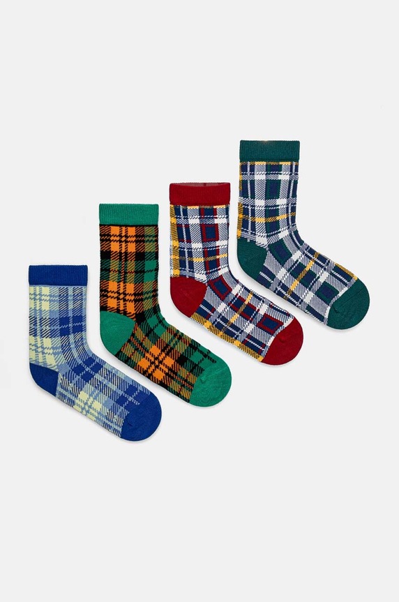 Dětské ponožky United Colors of Benetton 4-pack dlouhé ponožky vícebarevná 6AO30703P.G.Seasonal
