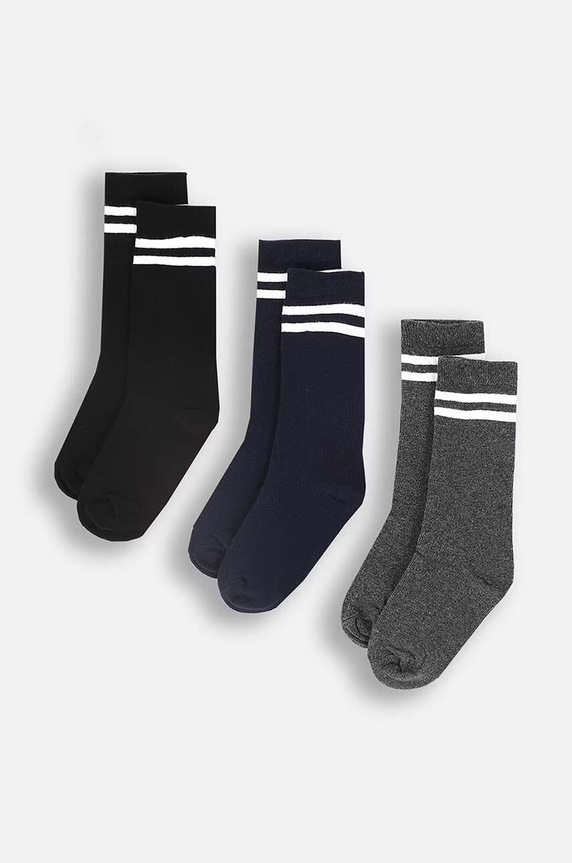Coccodrillo sosete copii 3-pack sosete scurte negru ZC4383609BAS