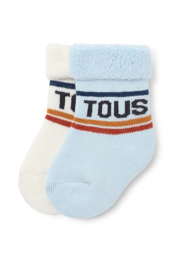 Tous skarpetki dziecięce SSocks 2-pack skarpetki długie niebieski SSocks.2102