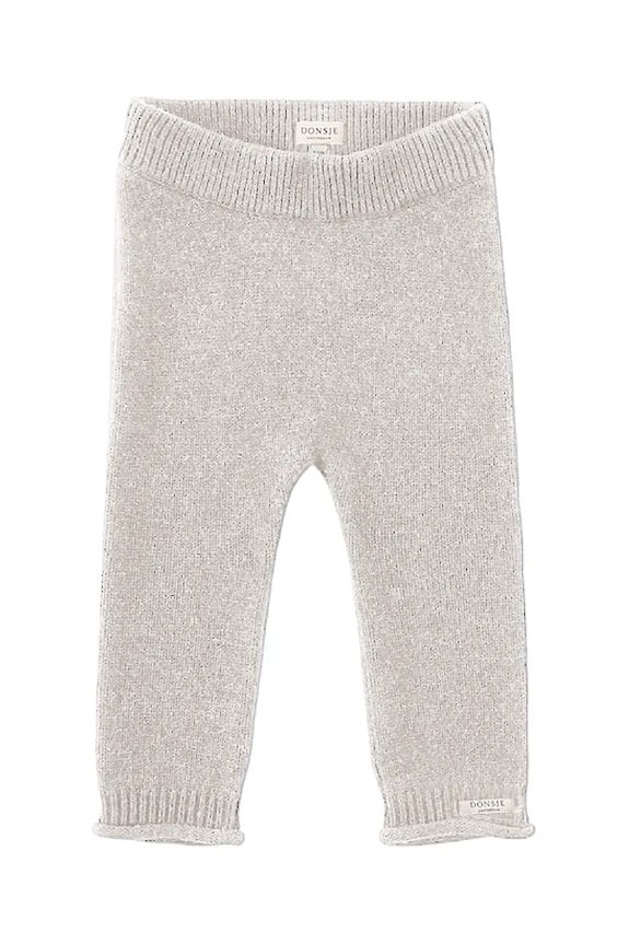Kojenecké vlněné legíny Donsje Trig Merino Wool Trousers pletenina béžová 3034800