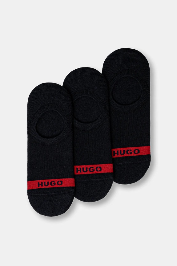 Ponožky HUGO 3-pak 3P LC PLUSH TAPE CC krátke ponožky tmavomodrá 50514916