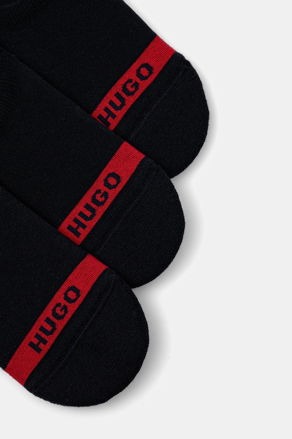 Ponožky HUGO 3-pak 3P LC PLUSH TAPE CC 50514916 tmavomodrá SS26