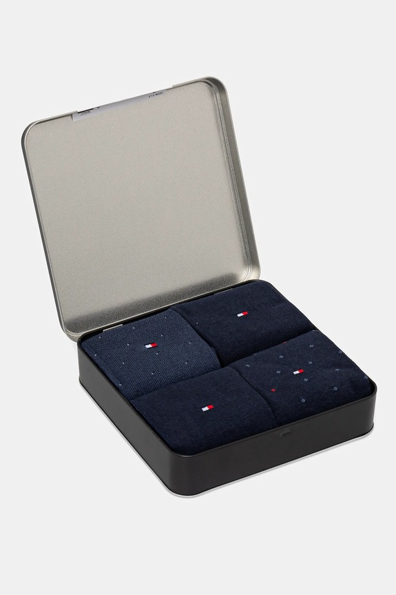Odzież Tommy Hilfiger skarpetki 4-pack 701229784 granatowy