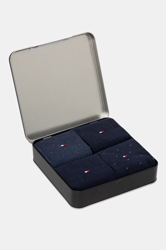 Odzież Tommy Hilfiger skarpetki 4-pack 701229784 granatowy