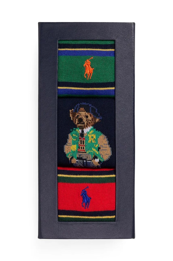 Polo Ralph Lauren socks 3-pack 449958860 gray AW24