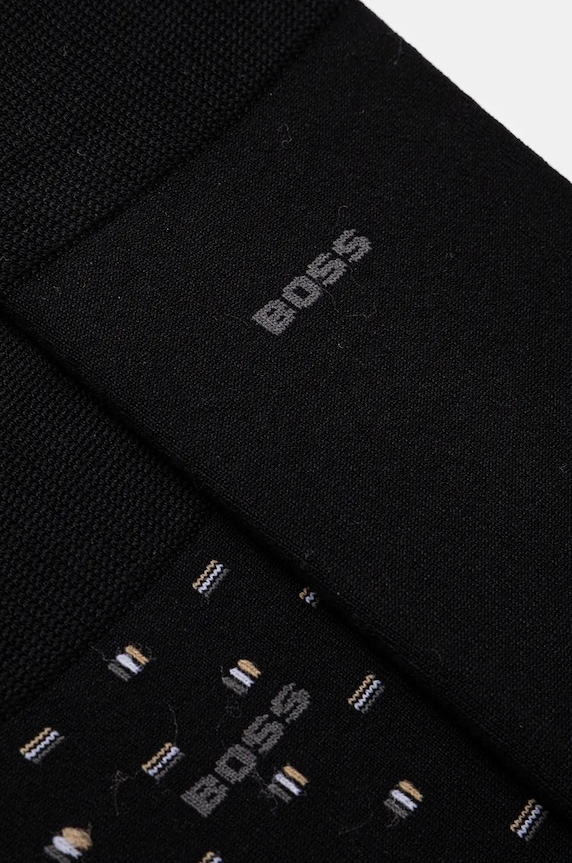 Ponožky BOSS 2-pak 2P RS Mini iconic MC 50524282 čierna SS26