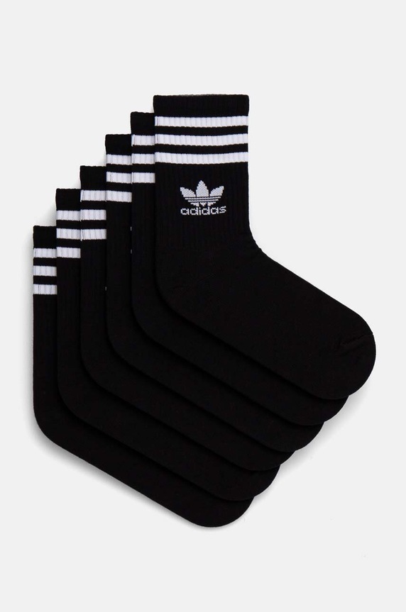 adidas Originals skarpetki Adicolor 6-pack skarpetki długie czarny JE1829
