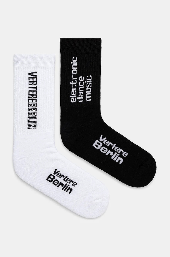 Vertere Berlin skarpetki 2-pack skarpetki długie czarny VER.SK.SET04