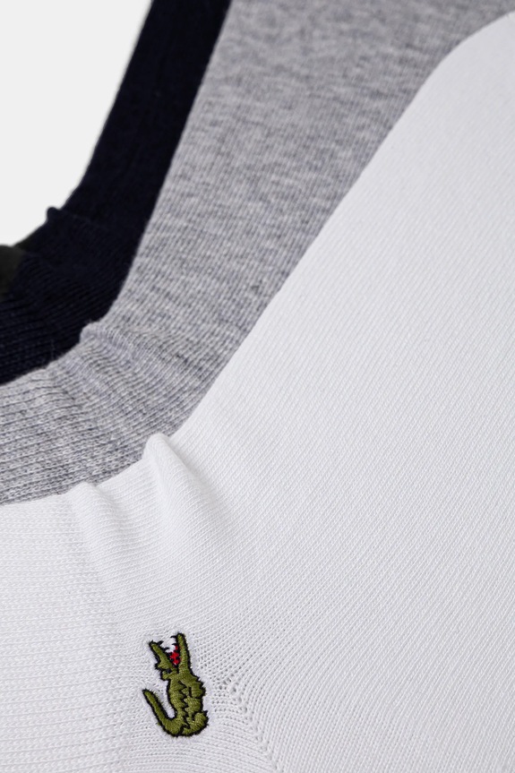 Lacoste skarpetki 3-pack RA2917 szary SS26