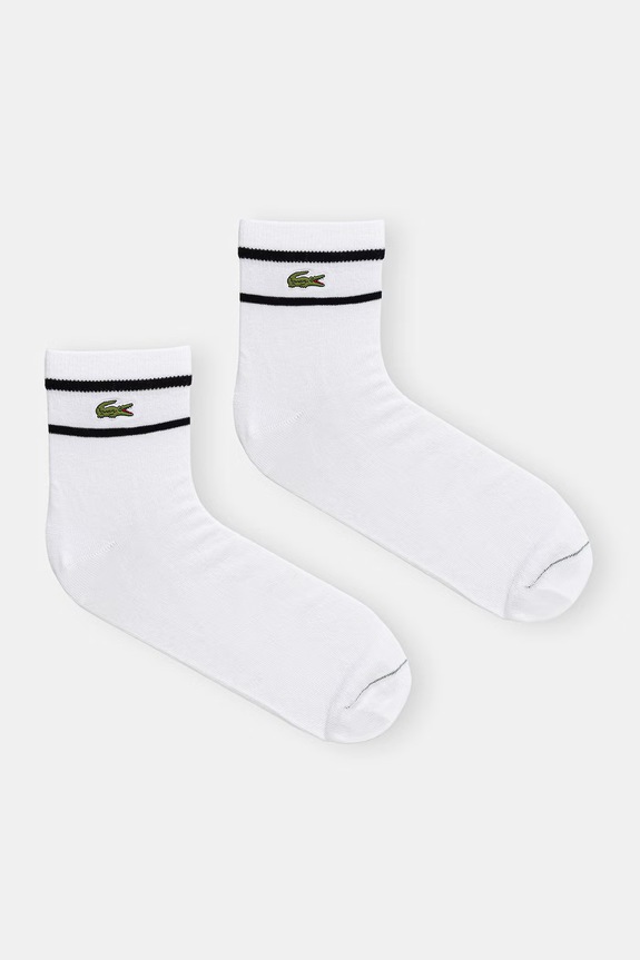 Κάλτσες Lacoste 2-pack ψηλές κάλτσες λευκό RA2932