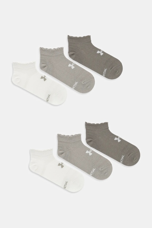 Κάλτσες Under Armour Essential 6-pack κοντές κάλτσες πράσινο 1386239