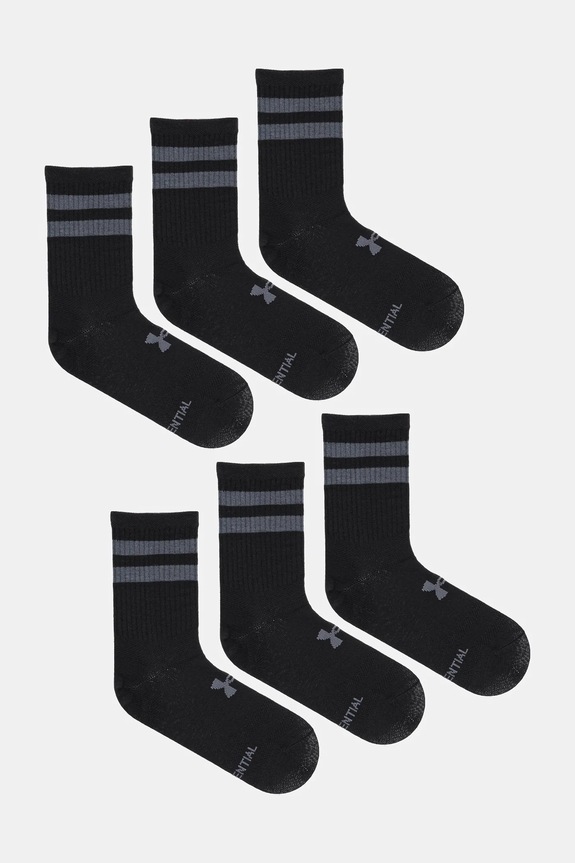 Čarape Under Armour 6-pack visoke čarape crna 1387058