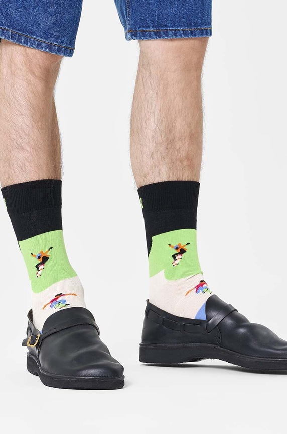 Abbigliamento Happy Socks calzini Skateboard Sock P002239 multicolore