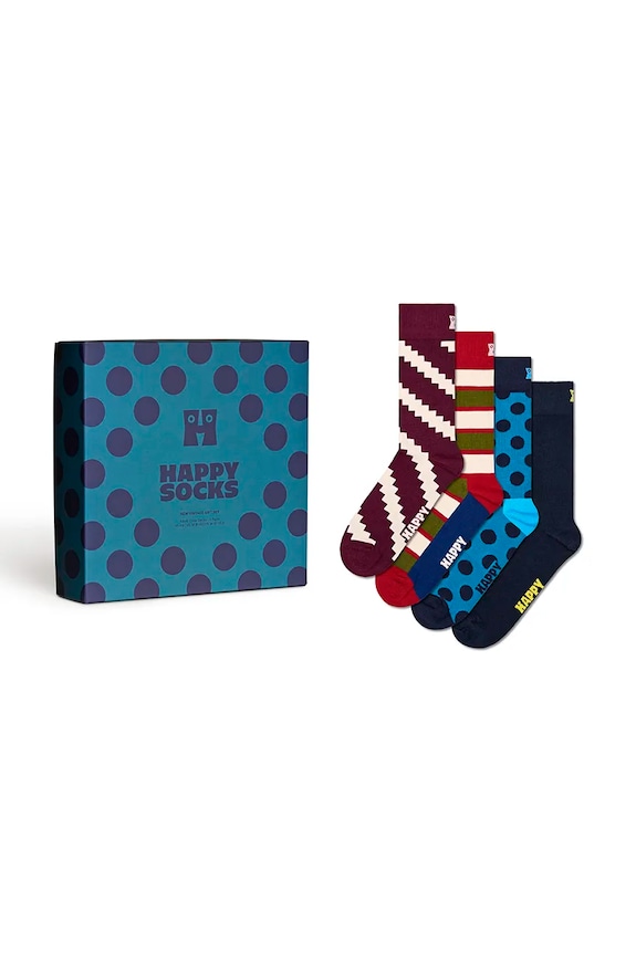 Happy Socks calzini GIFTBOX pacco da 4 P001815 multicolore AW24