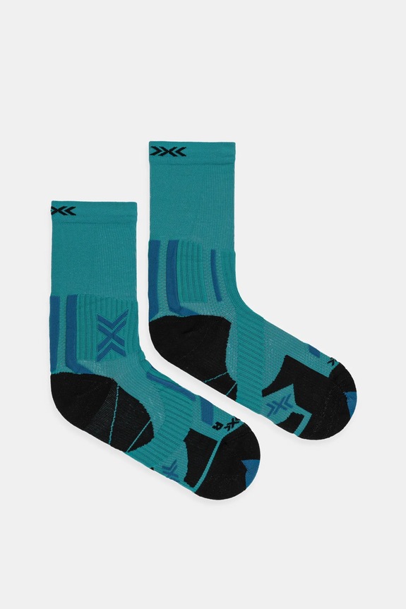 Nogavice X-Socks Trailrun Perform Crew Tek turkizna XS.RQPTS24M