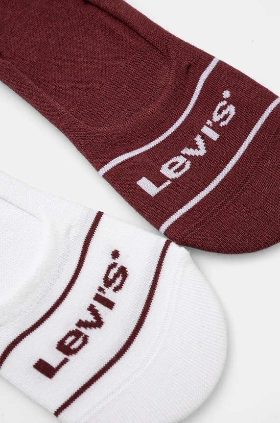 Ponožky Levi's 2-pack 37157.1123 bílá AW24