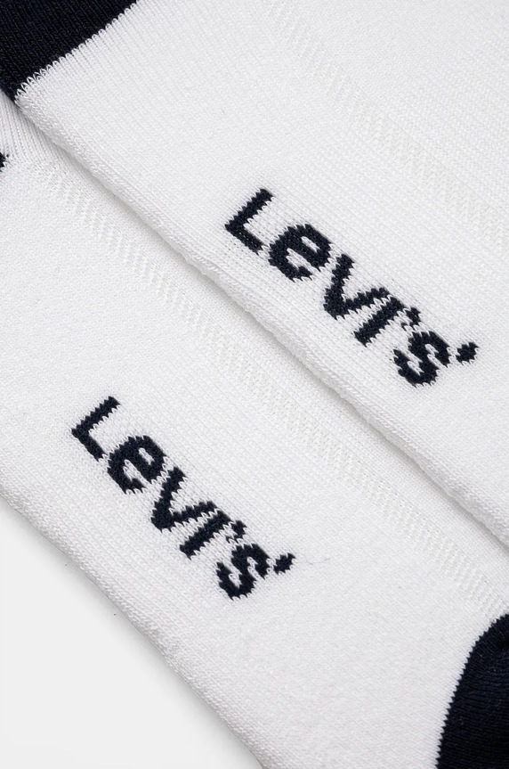 Чорапи Levi's (2 чифта) 37157.1163 бял AW24