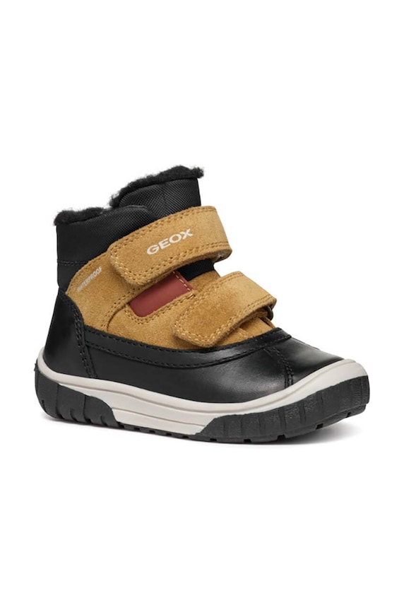 Geox buty zimowe dziecięce OMAR WPF skóra zamszowa brązowy B462DC.022FU.20.23