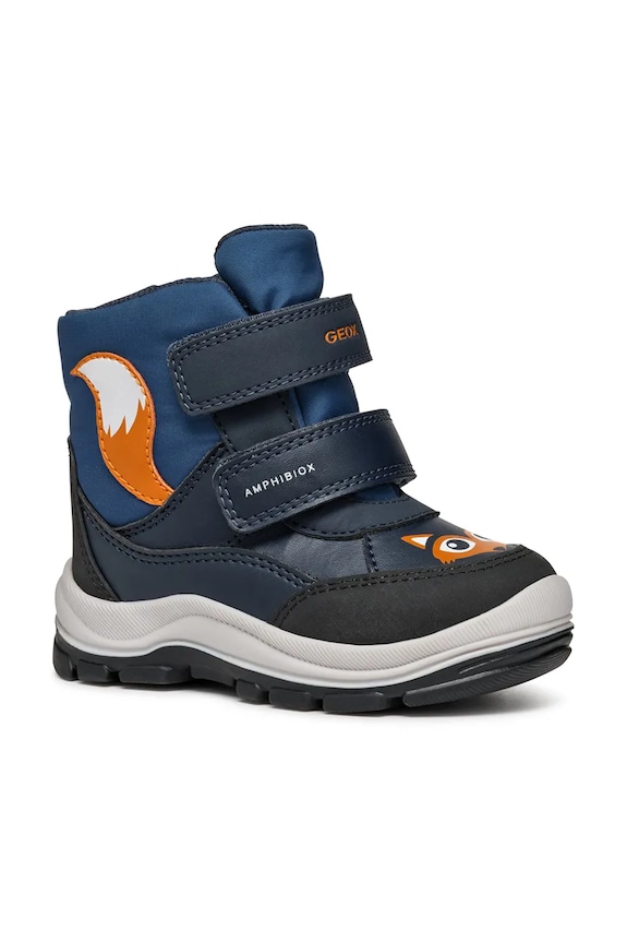 Детские сапоги Geox FLANFIL ABX с утеплением тёмно-синий B463VB.054FU.24.27