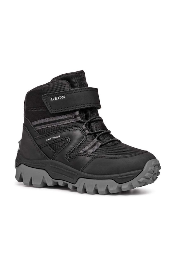 Детские зимние сапоги Geox HIMALAYA ABX слегка утеплённая модель чёрный J46FRD.050FU.28.35