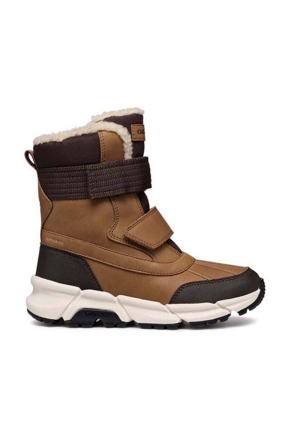 Παιδικές μπότες χιονιού Geox FLEXYPER PLUS J46LCF.0MEFU.36.41 καφέ AW25