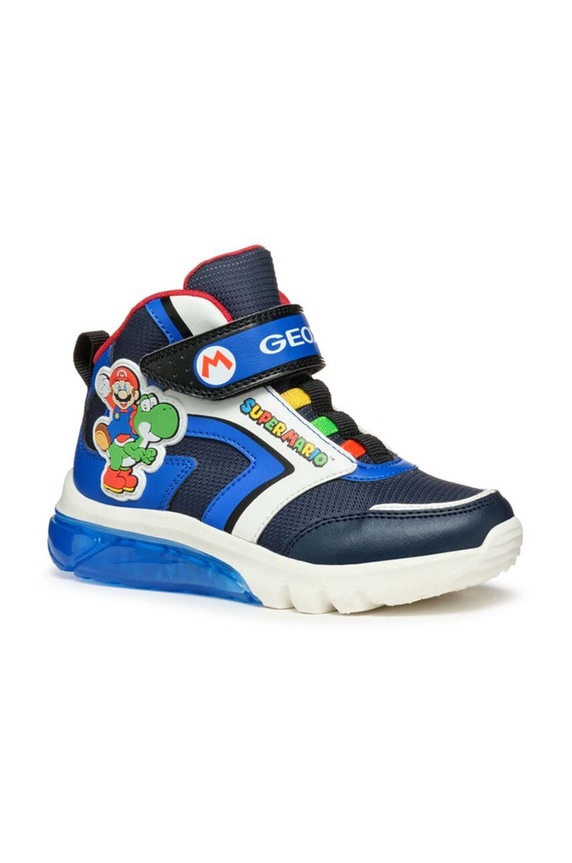 Geox sneakersy dziecięce CIBERDRON syntetyczny niebieski J46LBJ.054FU.28.31