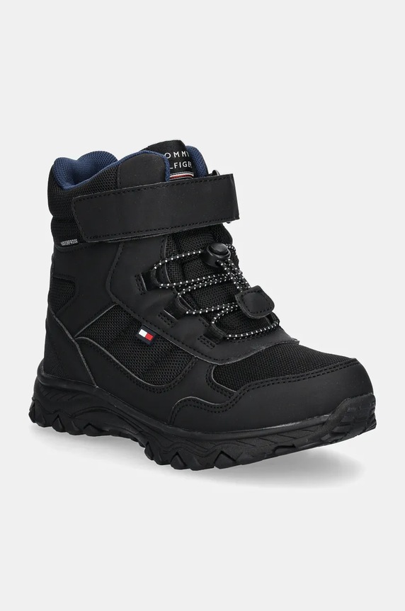 Dječje zimske čizme Tommy Hilfiger tekstil crna T1X5.33710.30.34