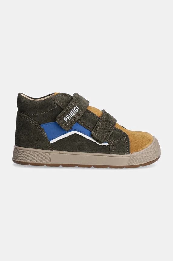 Primigi pantofi din piele intoarsa pentru copii 6851500 verde AW24