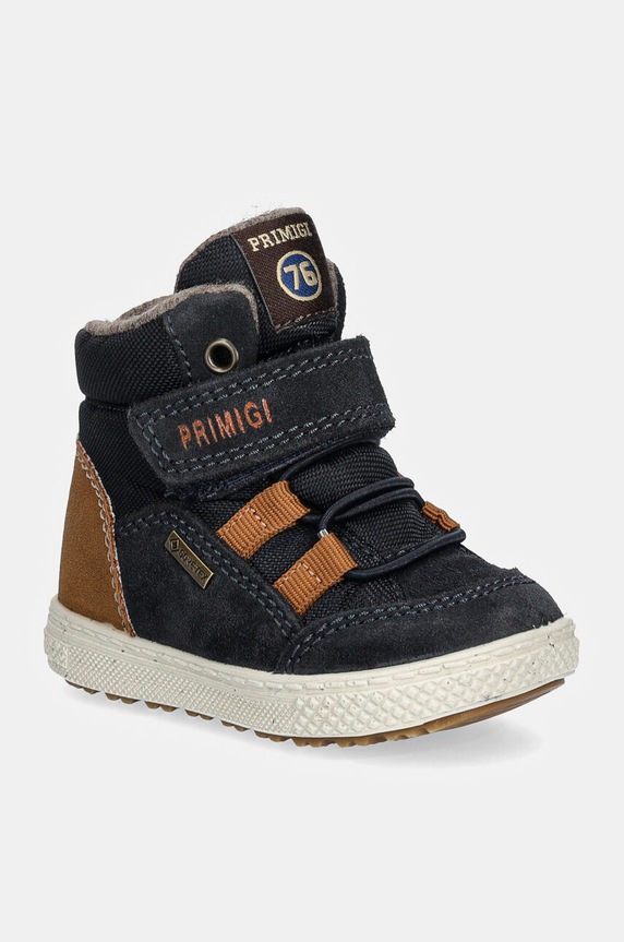 Primigi scarpe invernali bambini pelle scamosciata blu navy 6852500.19.24